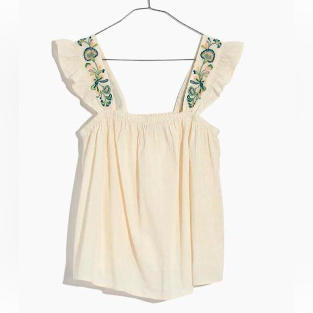 Madewell Flutter Sleeve Tank